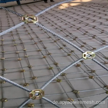 Dauerhafter Hangschutznetzzaun
